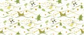 Christmas pattern seamless on white background vectors illustrator