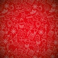 Christmas patternn background. vector illustration