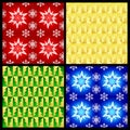 christmas patterns Royalty Free Stock Photo