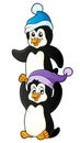 Christmas penguins theme image 4