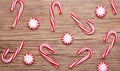 Christmas. Peppermint Candy and Canes