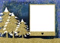 Christmas photo frame cards. Royalty Free Stock Photo