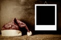 Christmas photo frame for one photo Royalty Free Stock Photo