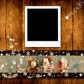 Christmas photo frames Royalty Free Stock Photo