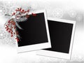 Christmas photo frames Royalty Free Stock Photo