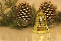 Christmas pine cones
