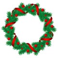 Christmas pine garland