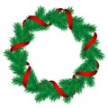 Christmas pine garland