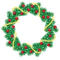 Christmas pine garland