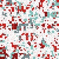 Christmas pixel pattern
