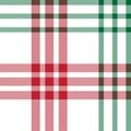 Christmas Plaid Tartan Checkered Seamless Pattern