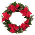 Christmas Poinsettia Wreath