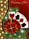 Christmas poker banner