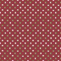 Christmas Polka-Dot seamless vector pattern. Elegant regular geometric pattern with tiled small circles on red background.