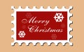 Christmas Postage Stamp (Vector)