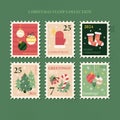 Christmas Postal Stamps Collection