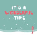 Christmas poster. Colorful Christmas Advent Calendar. Countdown to Christmas- 9