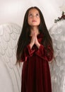 A Christmas prayer Royalty Free Stock Photo