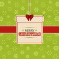 Christmas present label background