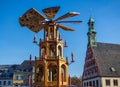 Christmas pyramid at the Zwickau Christmas market