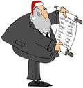 Christmas Rabbi with a Santa hat