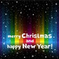 Christmas rainbow stripe background Royalty Free Stock Photo