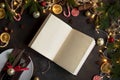 Christmas Recipe Book Royalty Free Stock Photo