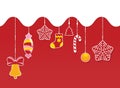 Christmas red background