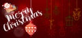 christmas red background design Royalty Free Stock Photo