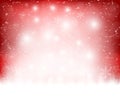 Christmas red background snowflakes Royalty Free Stock Photo