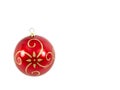 Christmas red ball Royalty Free Stock Photo