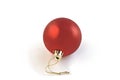 Christmas red ball.