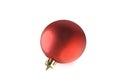 Christmas red ball.