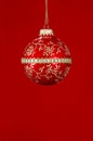 Christmas Red Ball Ornament Royalty Free Stock Photo