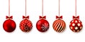Christmas red balls Royalty Free Stock Photo