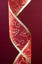 Christmas red band decoration Royalty Free Stock Photo