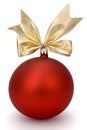 Christmas red bauble