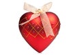 Christmas red heart Royalty Free Stock Photo