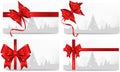 Christmas Red Ribbon Royalty Free Stock Photo
