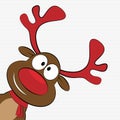 Christmas reindeer Royalty Free Stock Photo