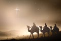 Epiphany and Christmas religious nativity concept Royalty Free Stock Photo