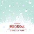 Christmas retro greeting card and background Royalty Free Stock Photo