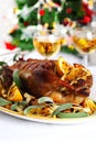 Christmas roast duck