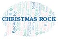 Christmas Rock word cloud