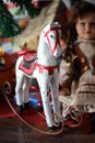 Christmas rocking Horse