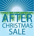 After christmas sale background