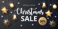 Christmas sale banner.