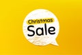 Christmas Sale. Special offer price sign. Vector Royalty Free Stock Photo