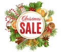 Christmas sale banner Royalty Free Stock Photo