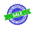 AFTER CHRISTMAS SALE Bicolor Rosette Grunge Watermark Royalty Free Stock Photo